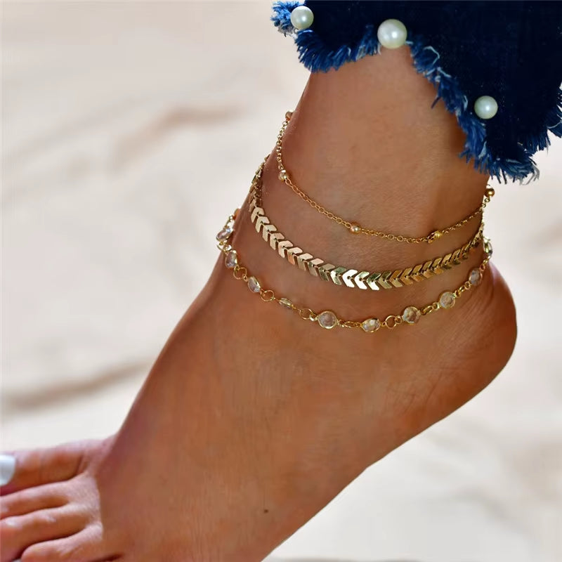 Black Anklet For Women