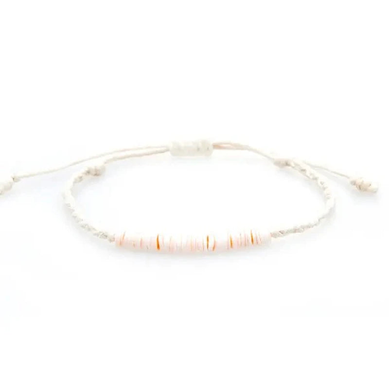 Genuine Braided Puka Bracelet