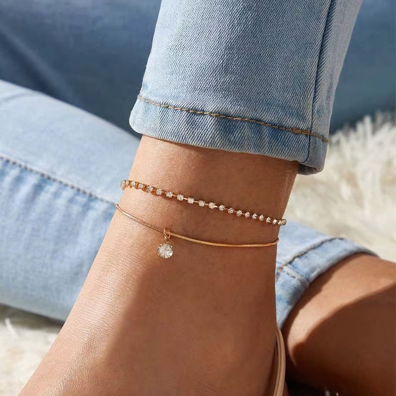 Black Anklet For Women