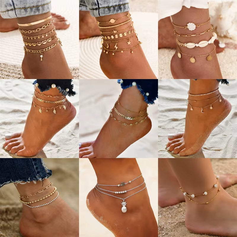 Black Anklet For Women
