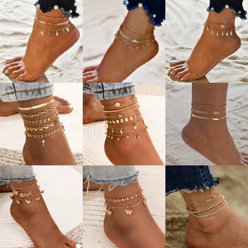 Black Anklet For Women