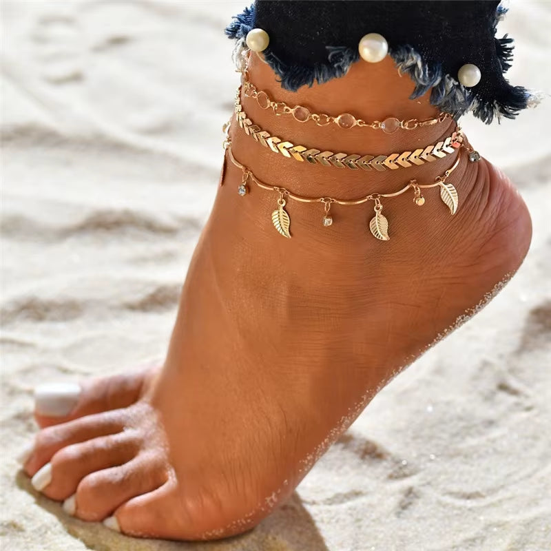 Black Anklet For Women