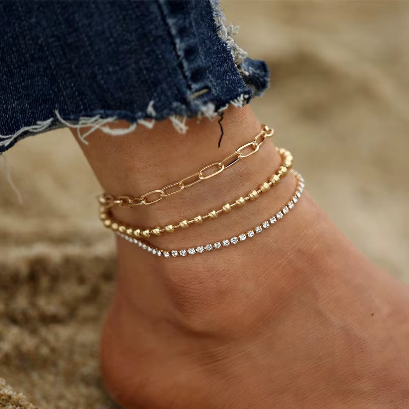 Black Anklet For Women